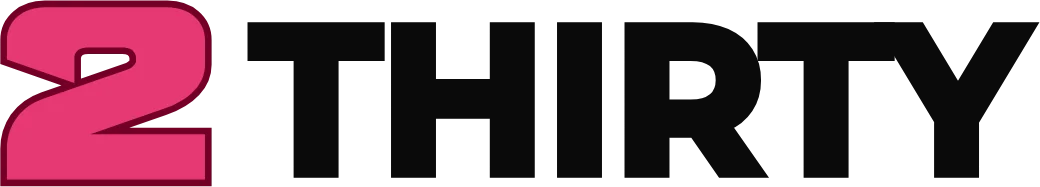 2THIRTY wordmark logo